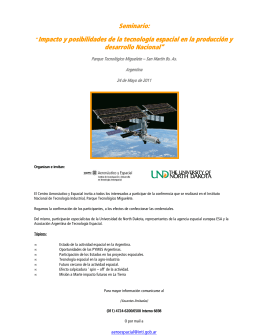 Seminario folleto definitivo - Instituto Nacional de Tecnología Industrial