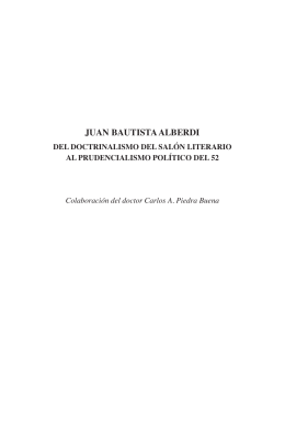 Juan Bautista alBerdi - Academia Nacional de Ciencias Morales y