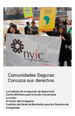 Comunidades Seguras - New York Immigration Coalition