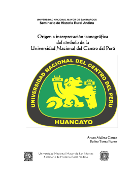 Iconografía de la UNCP - Universidad Nacional del Centro del Perú