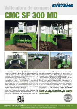 CMC SF 300 MD - Compost Systems