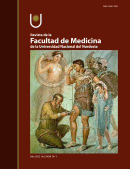 Año 2012 Vol XXXII Nº 1 - Facultad de Medicina
