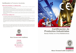 Certificación de Productos Industriales