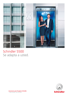 Schindler 5500 Producto