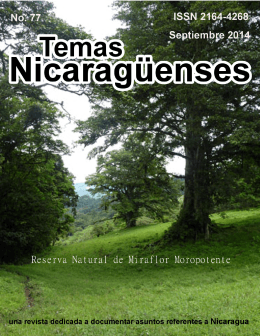 No. 77  - Revista de Temas Nicaragüenses