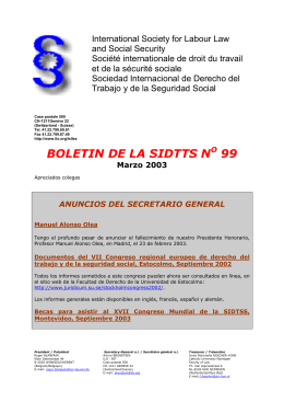 Boletín N° 99 - Asociación Argentina de Derecho del Trabajo y de la