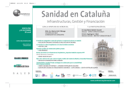 Barcelona - Programa Conferencia