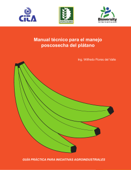 Manual técnico para el manejo poscosecha del plátano