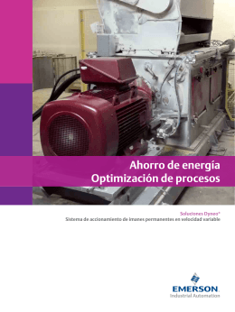 Ahorro de energía Optimización de procesos