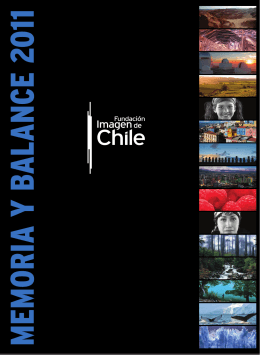 Memoria 2011 - Fundación Imagen de Chile