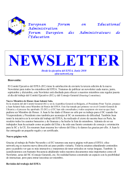 Newsletter - FEAE Canarias