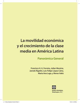 clase media en América Latina - World Bank Internet Error Page