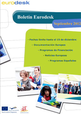 Boletin información Eurodesk 2012