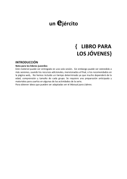 LIBRO#PARA# LOS#JÓVENES - Salvation Army Connects