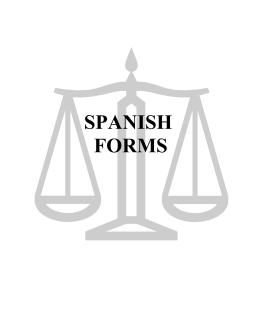 SPANISH FORMS