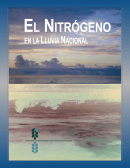 EL NITRÓGENO - National Atmospheric Deposition Program