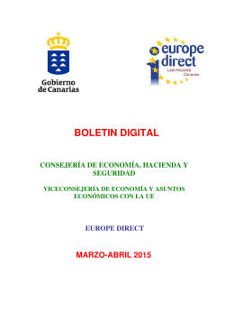 BOLETIN DIGITAL - Gobierno de Canarias