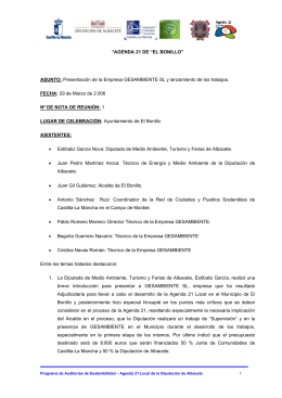 actas reuniones - Diputación Provincial de Albacete