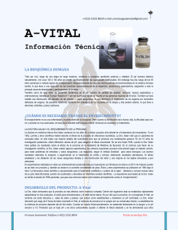 A-VITAL - Promesa Guatemala