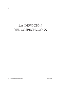LA DEVOCION DEL SOSPECHOSO X.indd