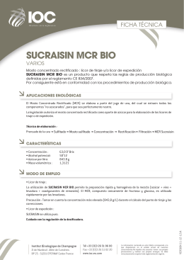 FT SUCRAISIN MCR BIO (ES)