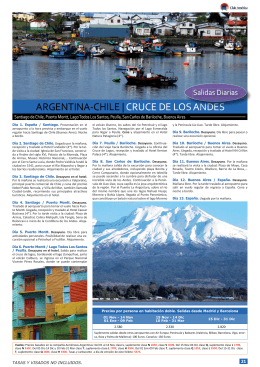Argentina-Chile: Cruce de los Andes