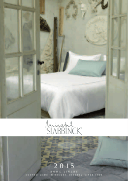 de brochure 2015 - Slabbinck Home Creations