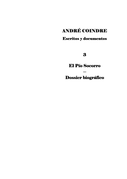 Andrés Coindre 3. El Pío Socorro.