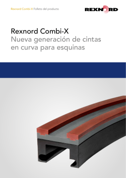 Rexnord Combi-X Nueva generación de cintas en curva para