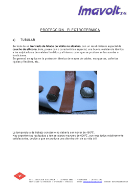 folleto PROTECCIONES ELECTROTERMICAS