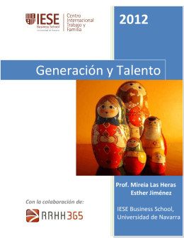 Generación y Talento 2012