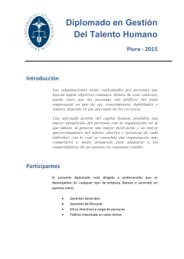 documento informativo - Universidad de Piura