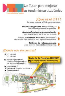 folleto dtt - Universidad de Santiago
