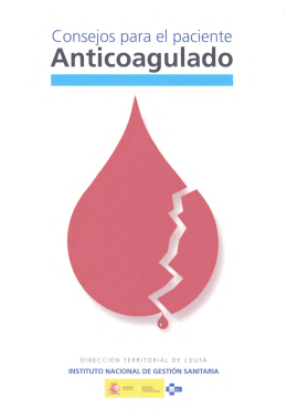 Consejos para el paciente anticoagulado