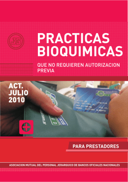 folleto salud liberacion de practicas prestadores bioquimicos