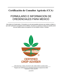 Paquete de Credenciales CCA México