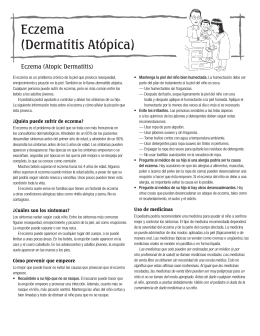 Eczema (Dermatitis Atópica)