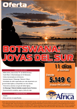 botswana: las joyas del sur