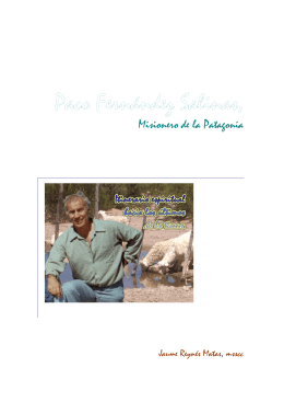 en Paco Fernández Salinas, Misionero de La Patagonia. Itinerario