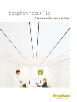 Ecophon Focus™ Lp - Proporciona dirección a su techo