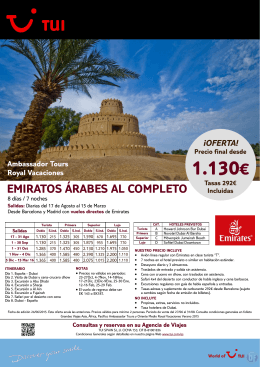 1.130€ - Viatges Feliptur