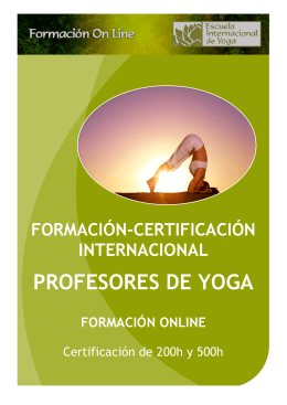 Programa General - Formación de Yoga Online
