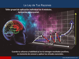 Presentación de PowerPoint - LA LEY DE TUS RAZONES index
