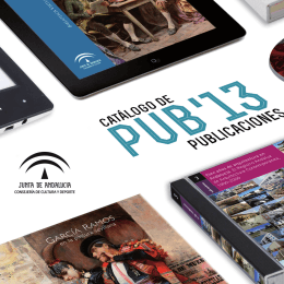 Catálogo de Publicaciones 2013