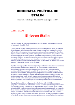 Biografía política de Stalin