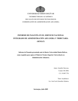 informe de pasantia - Biblioteca central de la Universidad Simón