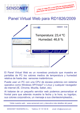 Folleto Panel Virtual Web RD1826 (formato PDF)