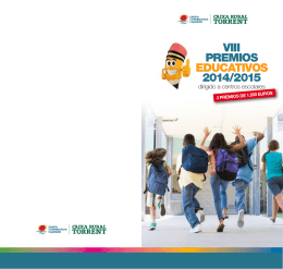 Folleto de los VIII premios educativos 2014/2015 (PDF 198 KB.)