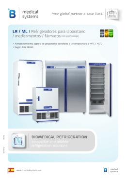 LR / ML I Refrigeradores para laboratorio / medicamentos / fármacos