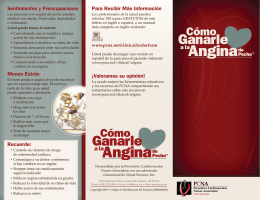 Angina Angina - Preventive Cardiovascular Nurses Association